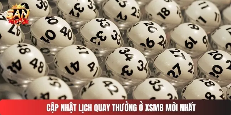 Cập nhật lịch quay thưởng ở XSMB mới nhất
